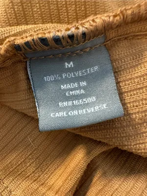 Berkley Jensen Women M Mustard Corduroy Shacket Overshirt Button Up Fall thumbnail 9