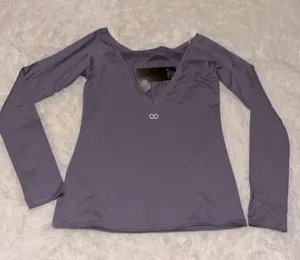 Calia By Carrie Underwood Elastic Back LS Top Color Cadet Size S P2P 16” NWT thumbnail 1
