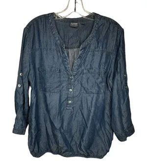 SoHo‎ Jeans Blue Shirt thumbnail 1