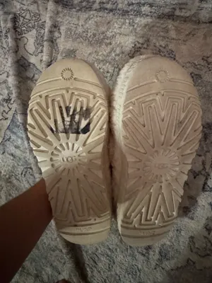 Cream Sherpa Ugg Strapped Sandals thumbnail 7