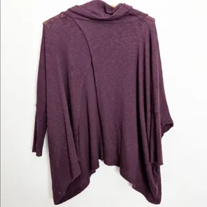 ✨ Free People Beach World Traveler Cowl Neck Open Back Pullover Sweater✨ thumbnail 5