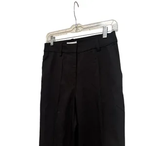 H&M Women's Black Straight Leg Dress Pants Trousers Size 4 thumbnail 3