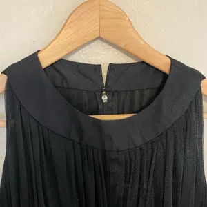 Unique Vintage Womens Sz Medium Tulle Swing Dress Knee Length Mesh Occasion thumbnail 5