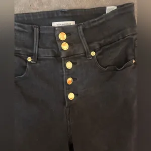 Good American Good Waist Button Fly Jeans Size 10/30 thumbnail 9