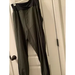 Isabel Maternity Women's Size XXL Active Wear Jogger Pants Olive Green … thumbnail 3