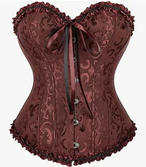 Amazon brown corset thumbnail 1