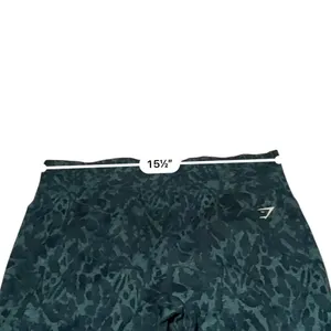 Gymshark Adapt‎ Animal Seamless Shorts Womens XXL Green Teal Biker Scrunch B2A1F thumbnail 7