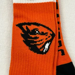 Oregon State Beavers NCAA Football Orange Donegal Bay Calf High College Socks thumbnail 3