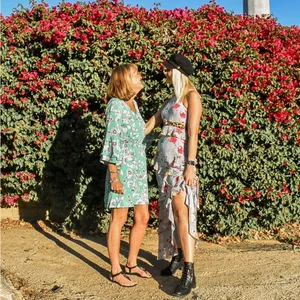 Rachel Roy purple lavender floral garden party ruffle maxi dress thumbnail 5