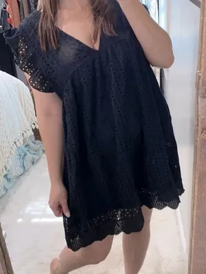 Black boho dress size XLarge thumbnail 1