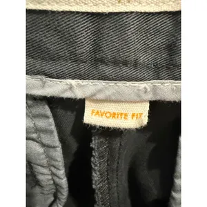J.Crew Favorite Fit Broken-In Chino‎ Pants Womens 6T Black Wide Leg Cotton Twill thumbnail 5