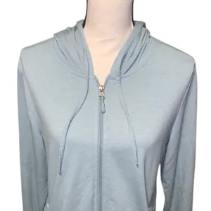 32 Degrees Cool Light Blue Full Zip-Up Hoodie Lightweight Pockets thumbnail 2
