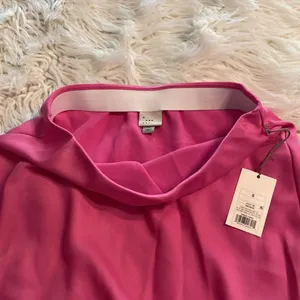 A New Day Elegant Pink Maxi Skirt size S length 30” waist 28”elastic brand new thumbnail 8