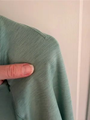 Apana Mint Green Quarter Zip Pullover Thumbhole Active Top‎ Women’s M thumbnail 9