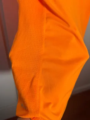 Nike Running Dri-FIT Women's Short Sleeve Performance Top - Orange Medium thumbnail 4