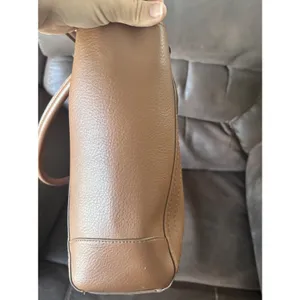 Frye Tote Bag Vegan Leather Camel Brown Large Oversized Carryall Faux Leather thumbnail 7