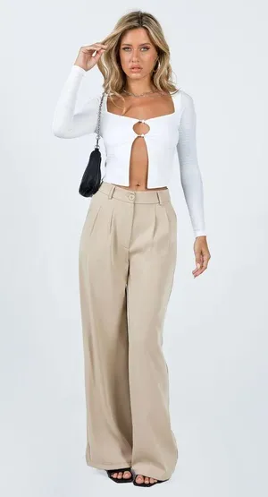Princess Polly McCall Long Sleeve White thumbnail 2