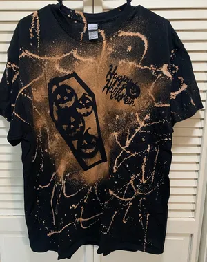 Halloween‎ reverse tie dye t thumbnail 1
