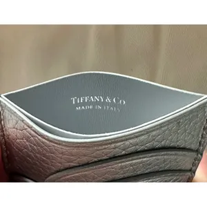 Tiffany & Co. Return to Tiffany RTT Silver Leather Card Case‎ Wallet New thumbnail 5