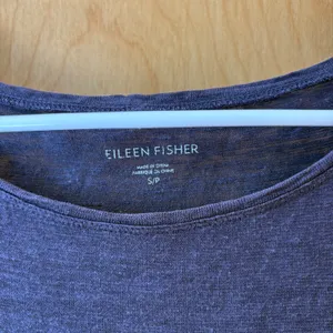 Eileen Fisher Tank Top Women Small Blue Hemp Organic Cotton High Low Hem S17HOC thumbnail 3