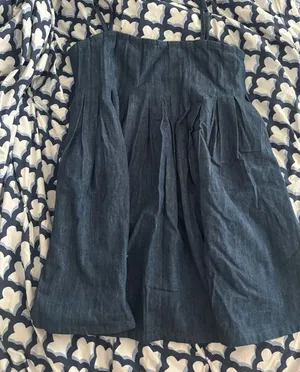 Sky to Moon Hazel and Olive Denim Mini Dress thumbnail 1