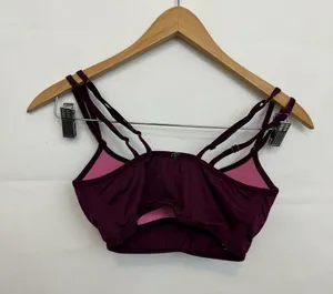 Victoria’s Secret PINK strappy maroon bralette xsmall thumbnail 2