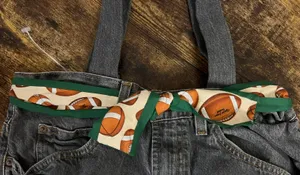 Handmade | Green Bay Packers Denim Purse. thumbnail 4