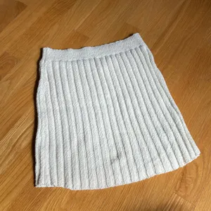 Free People Ivory Ribbed Knit Mini Skirt XS Pull On High Rise Stretch Waist thumbnail 5