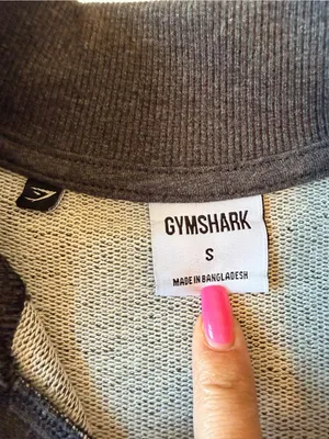 Gymshark REST DAY sweats 1/2 zip pullover sweatshirt size S, NWOT thumbnail 3
