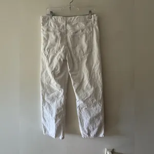 NWOT Zara White Wide Leg Pants Knee Slits‎ thumbnail 3