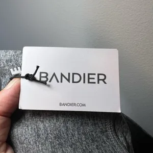 Bandier We Over Me Inversion Leggings Pants Gray Stretch Athletic Gym NEW Medium thumbnail 11