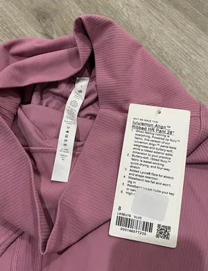 Lululemon 28” Align Ribbed High Rise Leggings thumbnail 3