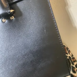 kate spade new york black leather shoulder bag with gold hardware thumbnail 11
