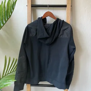 Nike Black Full Zip Hoodie XL | Athletic Sweatshirt Jacket w/ Hood thumbnail 6