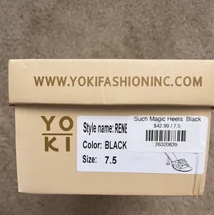 Yoki Black Magic Heels thumbnail 4