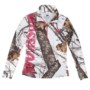 Mossy Oak Women's Winter Breakup Quarter Zip Jacket Size Large thumbnail 1