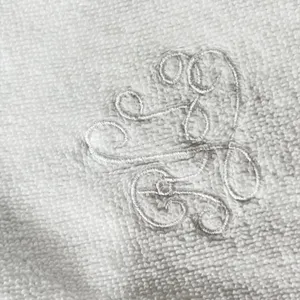 Lauren Ralph Lauren Terry Cloth Robe Women Large White Cotton Belted Spa Classic thumbnail 12