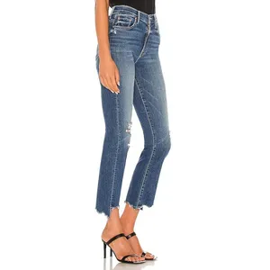 MOTHER $248 The Insider Crop Step Chew‎ Jeans in Dancing on Coals Sz 24 thumbnail 2