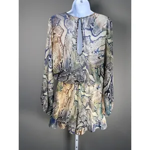 Show‎ Me Your Mumu Rocky Romper Rioconda Snake Boho Festival Medium thumbnail 5