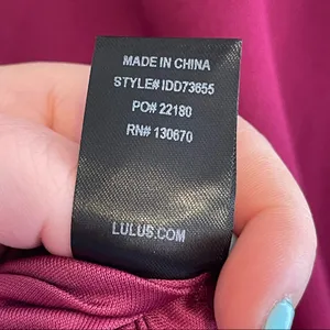 Lulu's The Way You Look Tonight Magenta Halter Skater Dress Size XS thumbnail 8