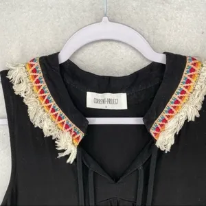 Current +‎ Project Sleeveless Tassel Dress Black thumbnail 3