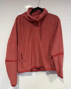 Red cowl neck‎ Nike Sherpa sweatshirt thumbnail 1