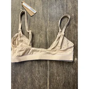 NWT SKIMS Fits Everybody Adaptive Triangle Bralette Size XXS‎ In Sand thumbnail 5