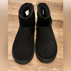 UGG Koolaburra Black Suede Ankle Booties thumbnail 2