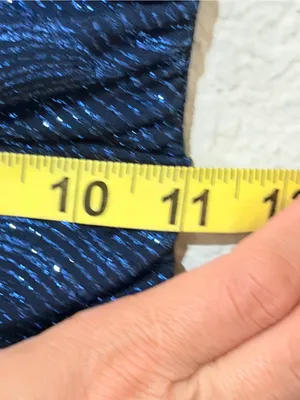 Windsor women’s dress Navy Sequin Spaghetti Strap Evening Gown size XS thumbnail 4