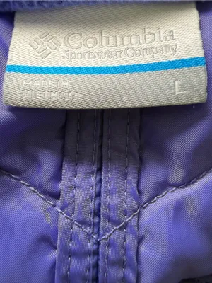 Columba Sportswear Large Purple FQuilted Fleece Vest Cabincore Granolagirl Y2K thumbnail 6