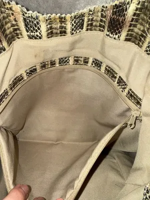Rampage Snake Embossed Faux Leather Shoulder Tote Bag thumbnail 10
