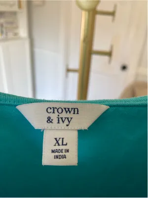 Crown & Ivy Cotton Maxi Dress Tiered Sleeveless Coastal Cottagecore Quiet Luxury thumbnail 5