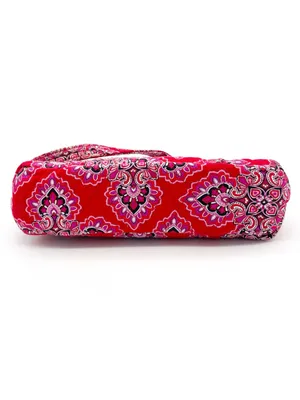 Vera Bradley Little Betsy Tote Bag Frankly Scarlet Red Pink Quilted Cotton 2008 thumbnail 5