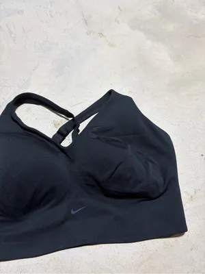Nike alate Black Sports Bra dri-fit XL thumbnail 3